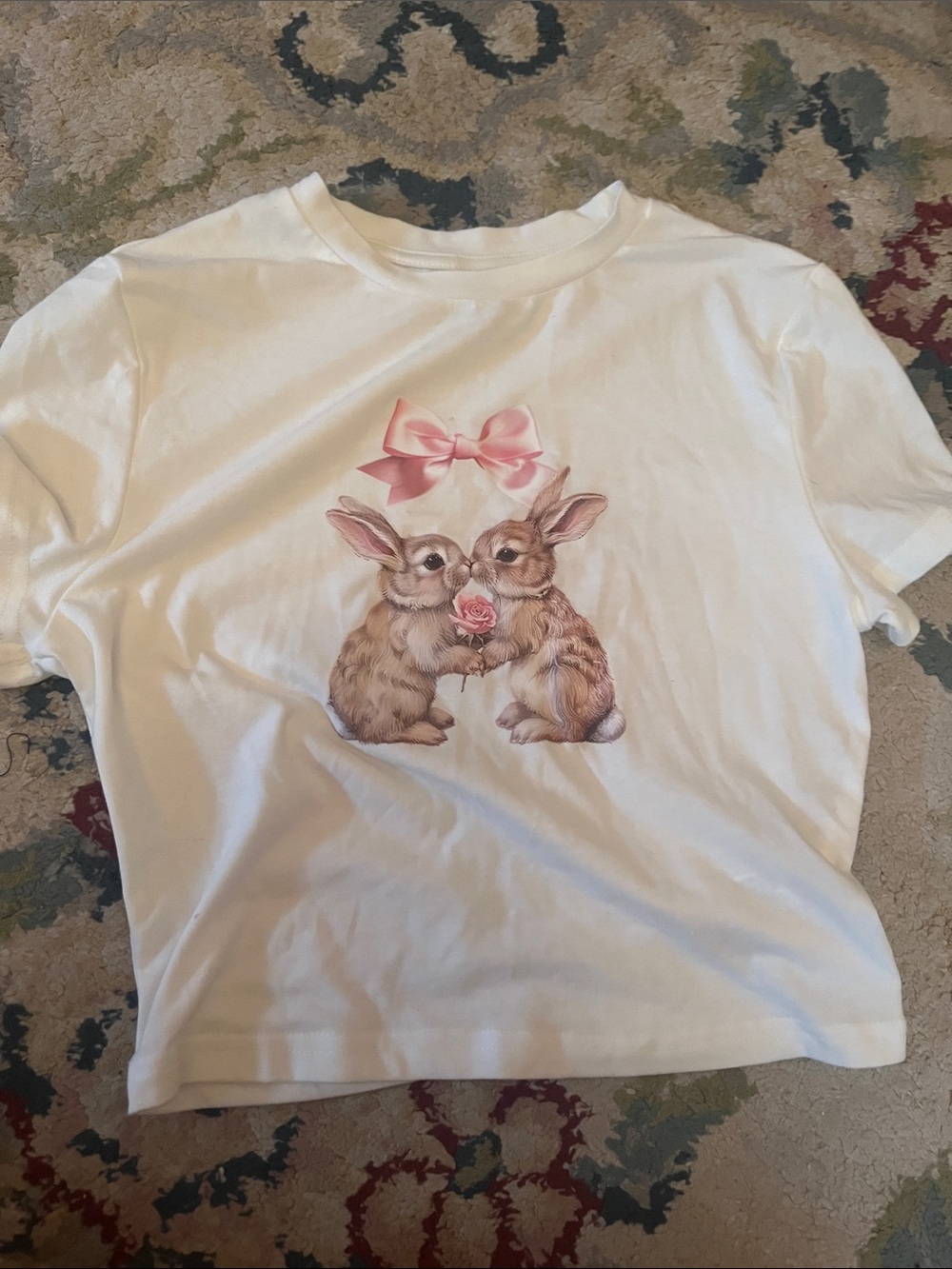 Coquette Bunny Baby Tee